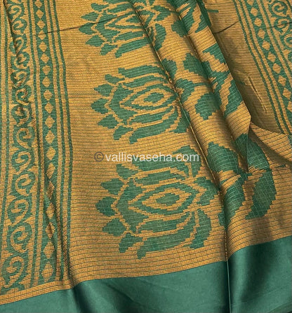 Mixed Cotton Brasso Saree - VVBS001