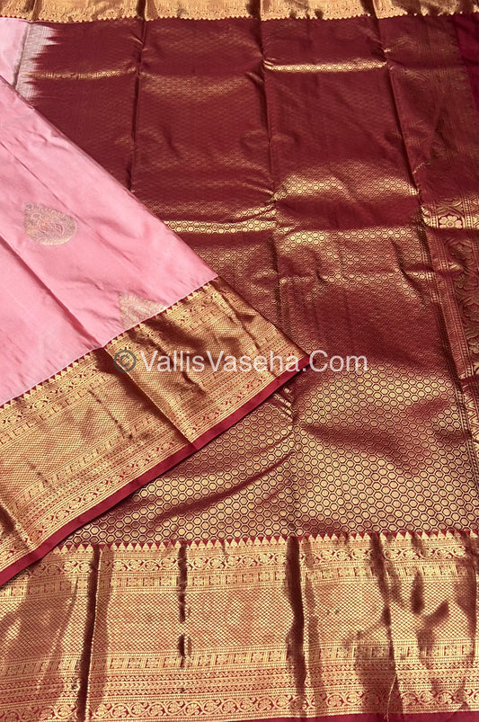 Half Mix - Pure Soft Silk Saree - VVPSS031