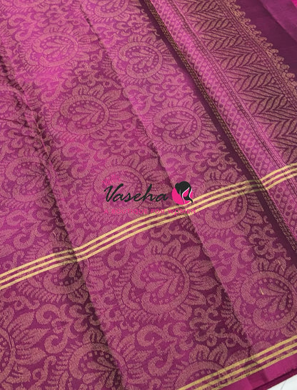 Half Mix - Pure Soft Silk Saree - Retta Petta Border - VVPSS154
