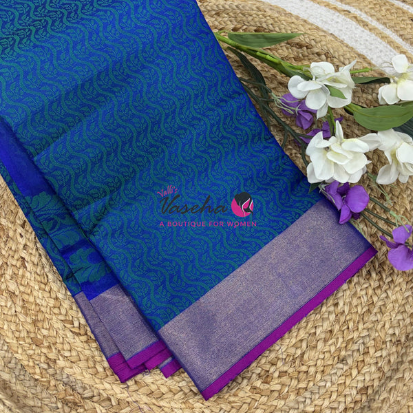 Banarasi - Kora Tanchoi - Semi Soft Silk Saree - VVKTS001