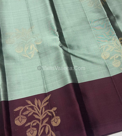 Half Mix - Pure Soft Silk Saree - VVPSS054