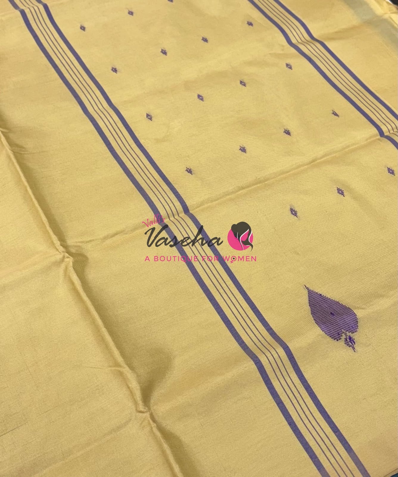 Vazhai Pattu Saree / Banana Pith - With Blouse - VVVPS002