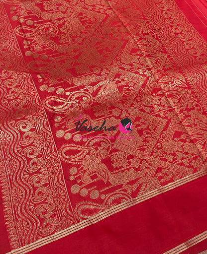 Semi Soft Silk  - Red Shade - VVSSS043