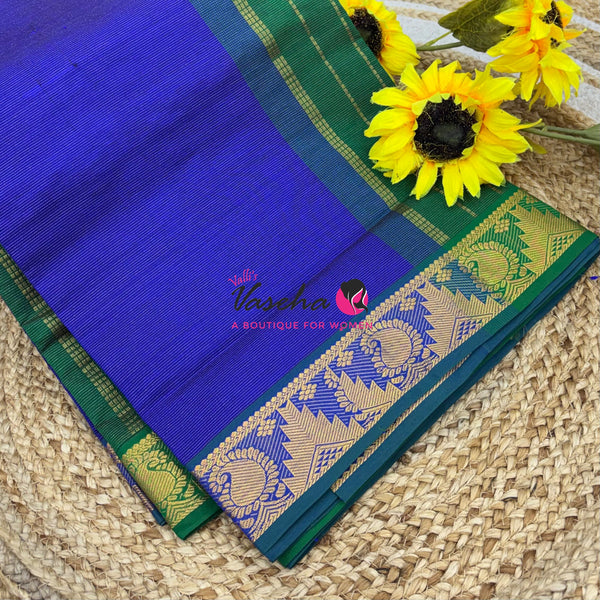 9 Yards |Semi Silk Cotton Saree | Vairavoosi  Design | VV9YSS001