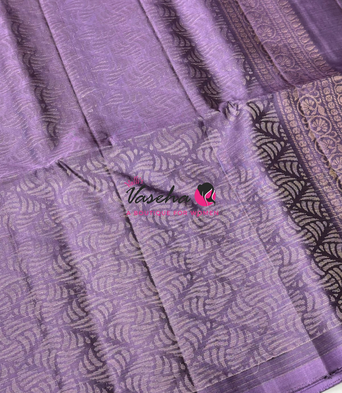Pure Soft Silk Saree - Purple & Lavender Shade - VVPSS117