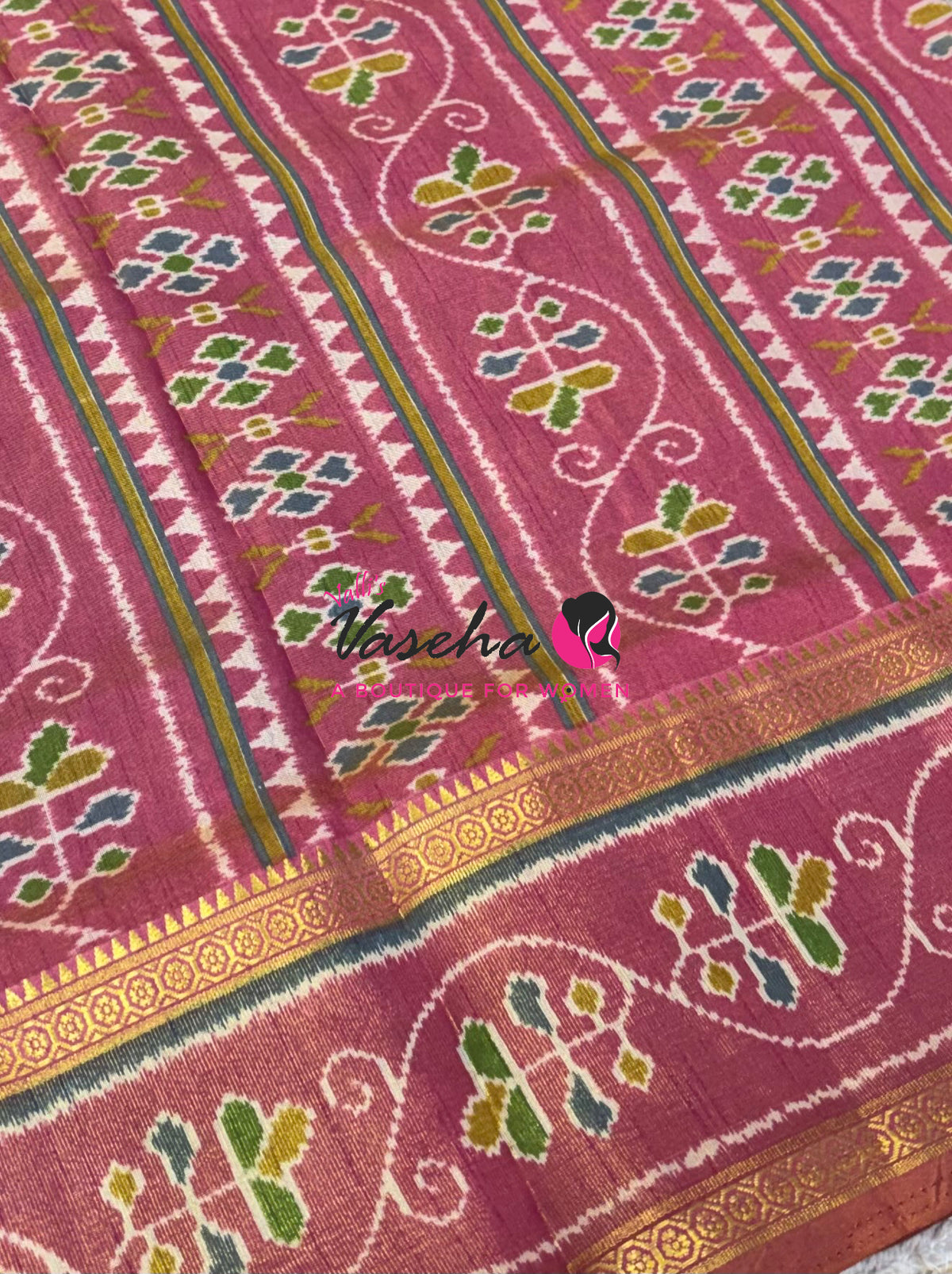 Semi Patola | Printed Silk Saree - Combo - VVSPS003