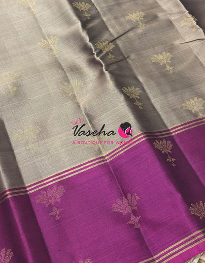 Half Mix - Pure Soft Silk Saree - Retta Petta Border - VVPSS154