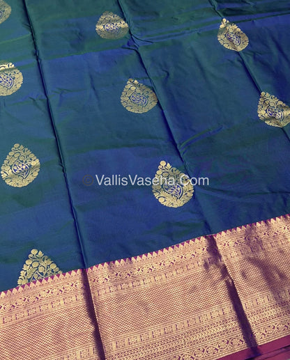 Half Mix - Pure Soft Silk Saree - VVPSS031