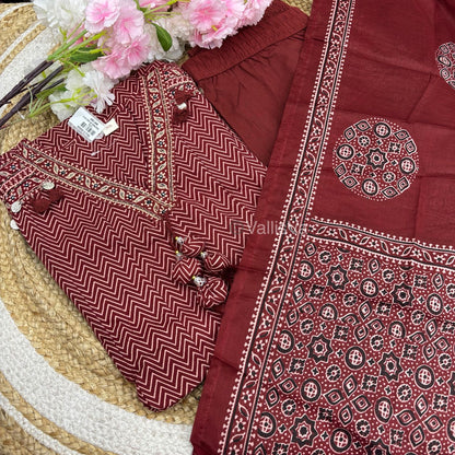 Readymade 3pc Set - Zig Zag Pattern - VVRMS003