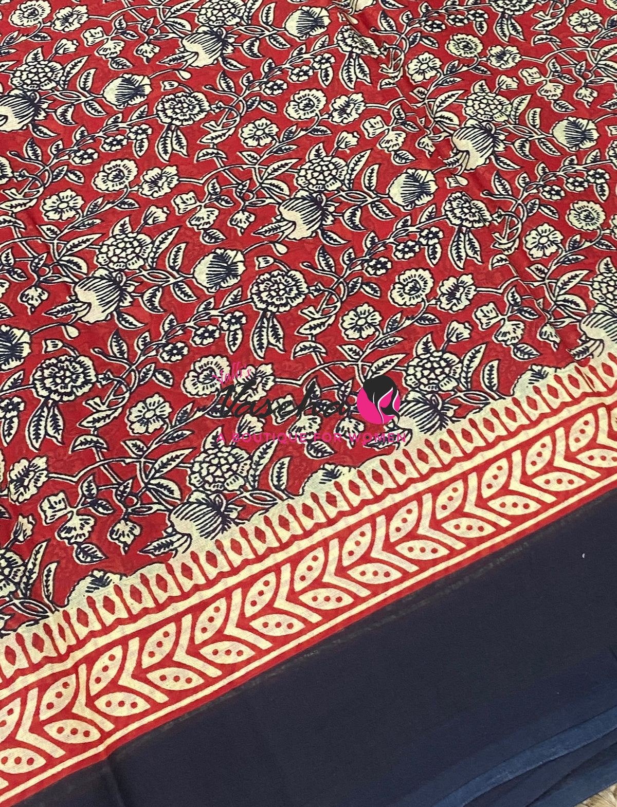 Pure Soft Mul Mul Cotton Sarees - Hand Block Prints - VVMMC011