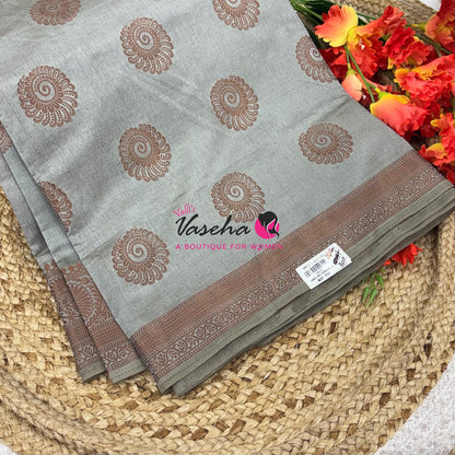 30% less - Offer Saree - Tussar Saree - VVDS009