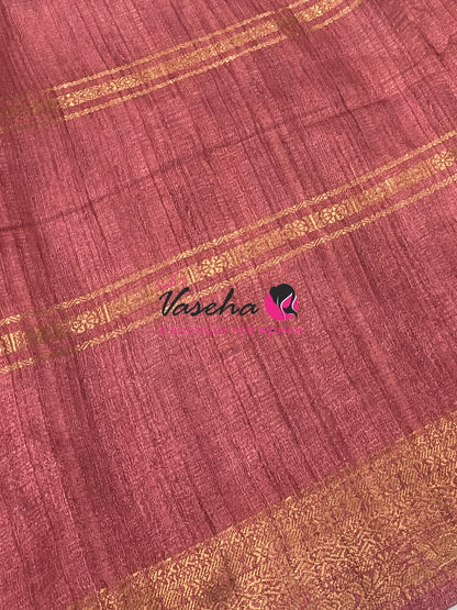Semi Art Silk Saree - Mustard Yellow & Peach Shade - VVSAT002