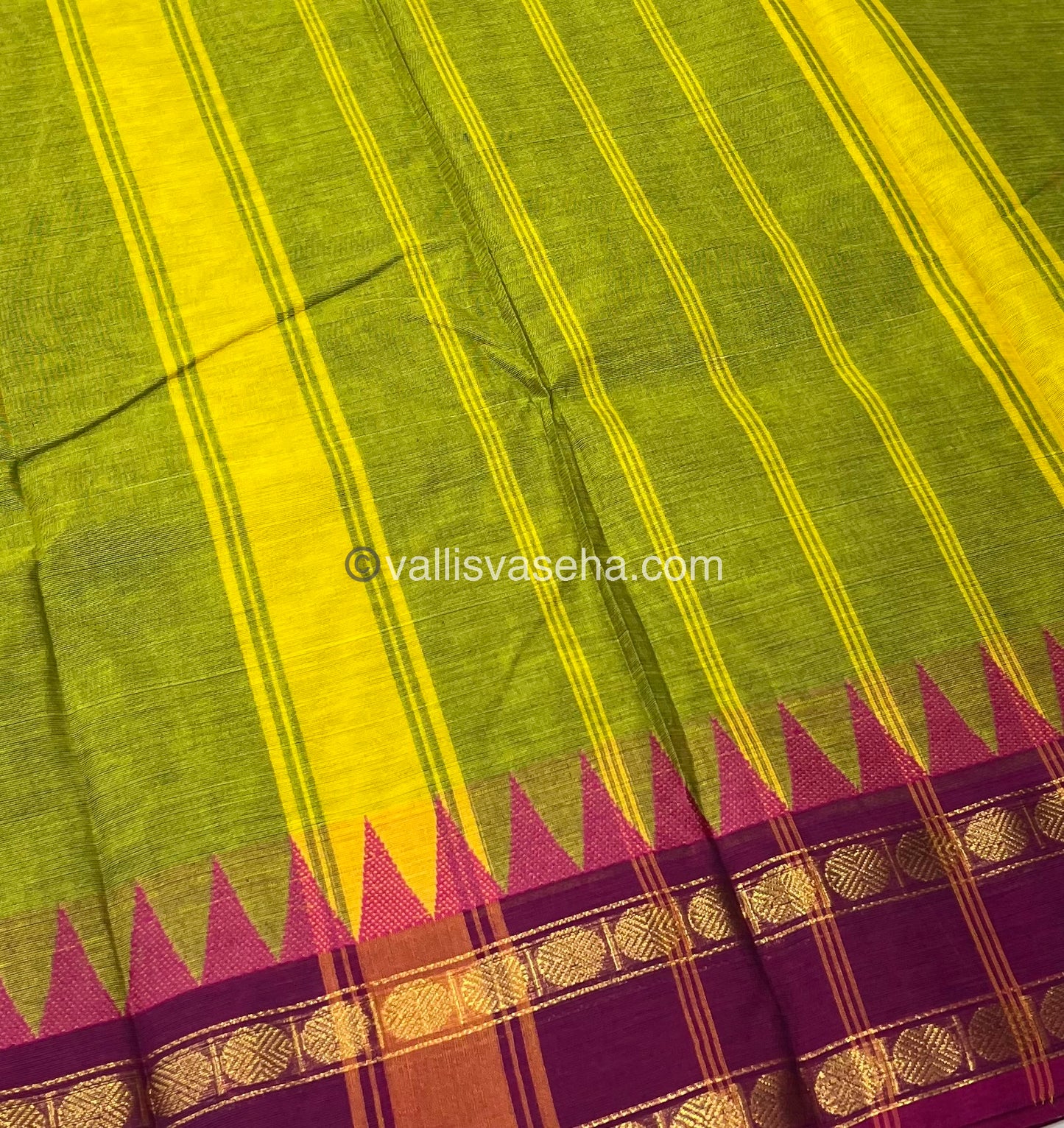 Kanchi Cotton Saree - VVKCS009