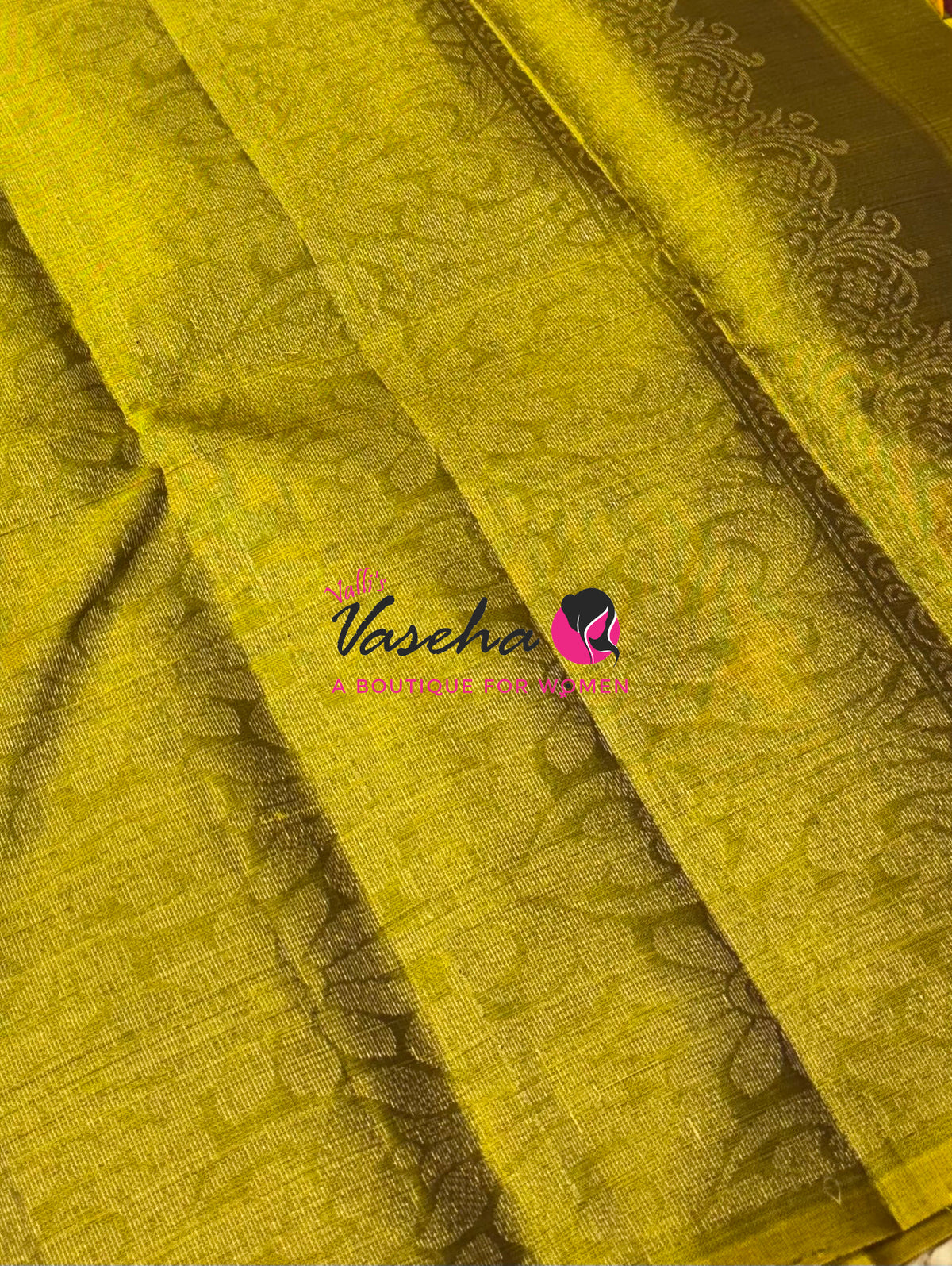 Half Mix - Pure Soft Silk Saree - VVPSS104