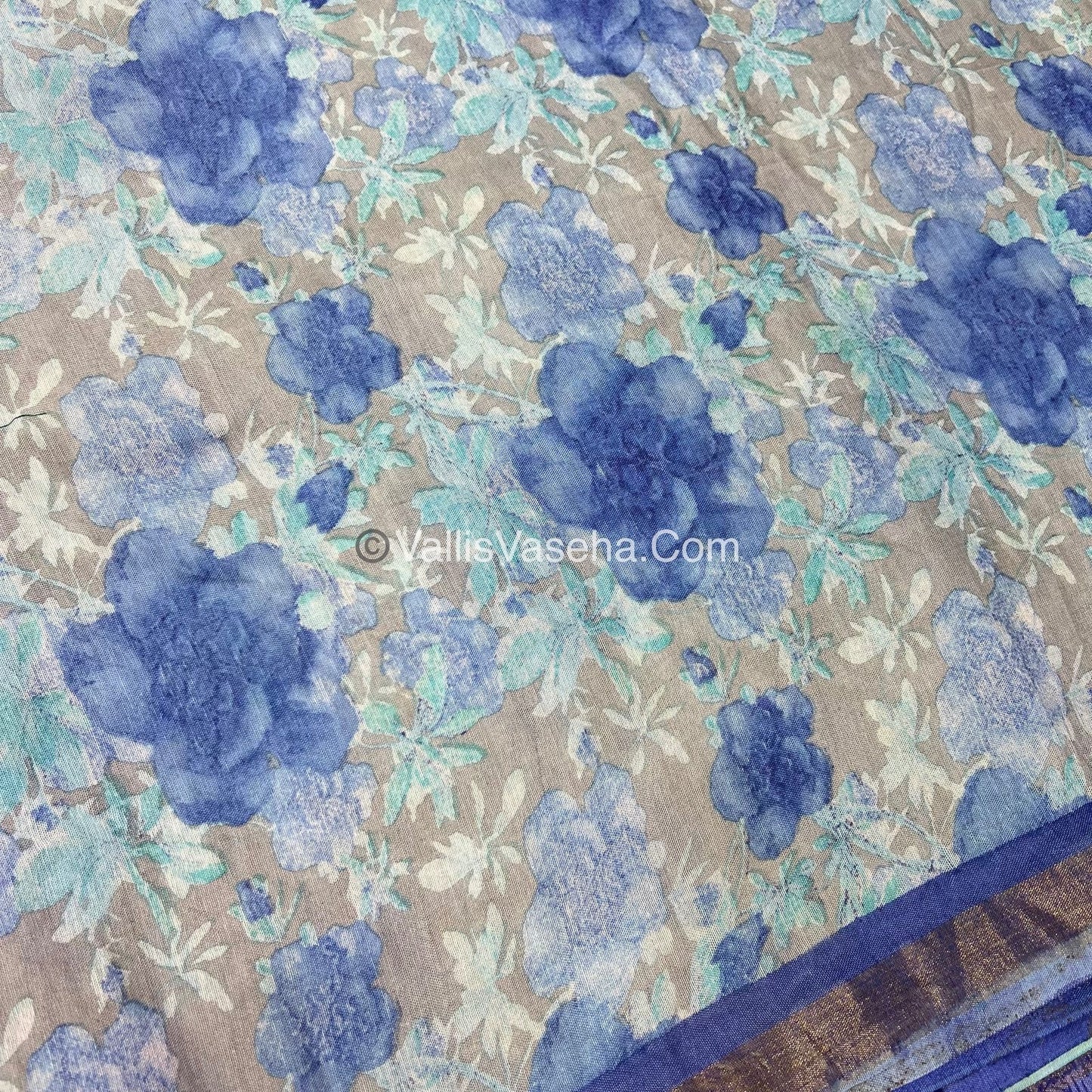 30% less - Offer Saree - Semi Bhagalpuri Saree - VVDS006