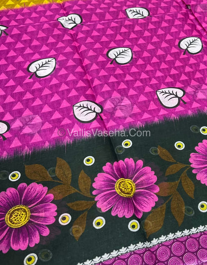 Pure Cotton Voile Saree | VVPVS001