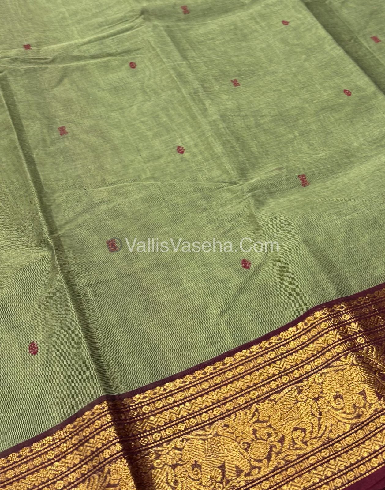 Kanchi Cotton Saree - VVKCS017