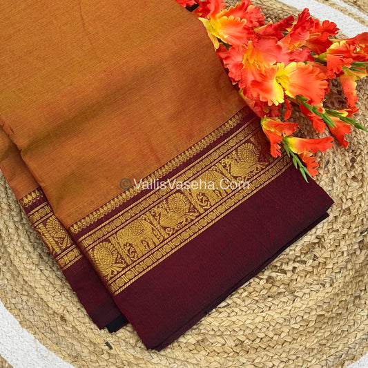 10 Yards - Kanchi Cotton Saree - VVKC901
