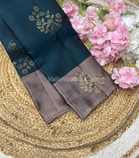 Half Mix - Pure Soft Silk Saree - VVPSS054
