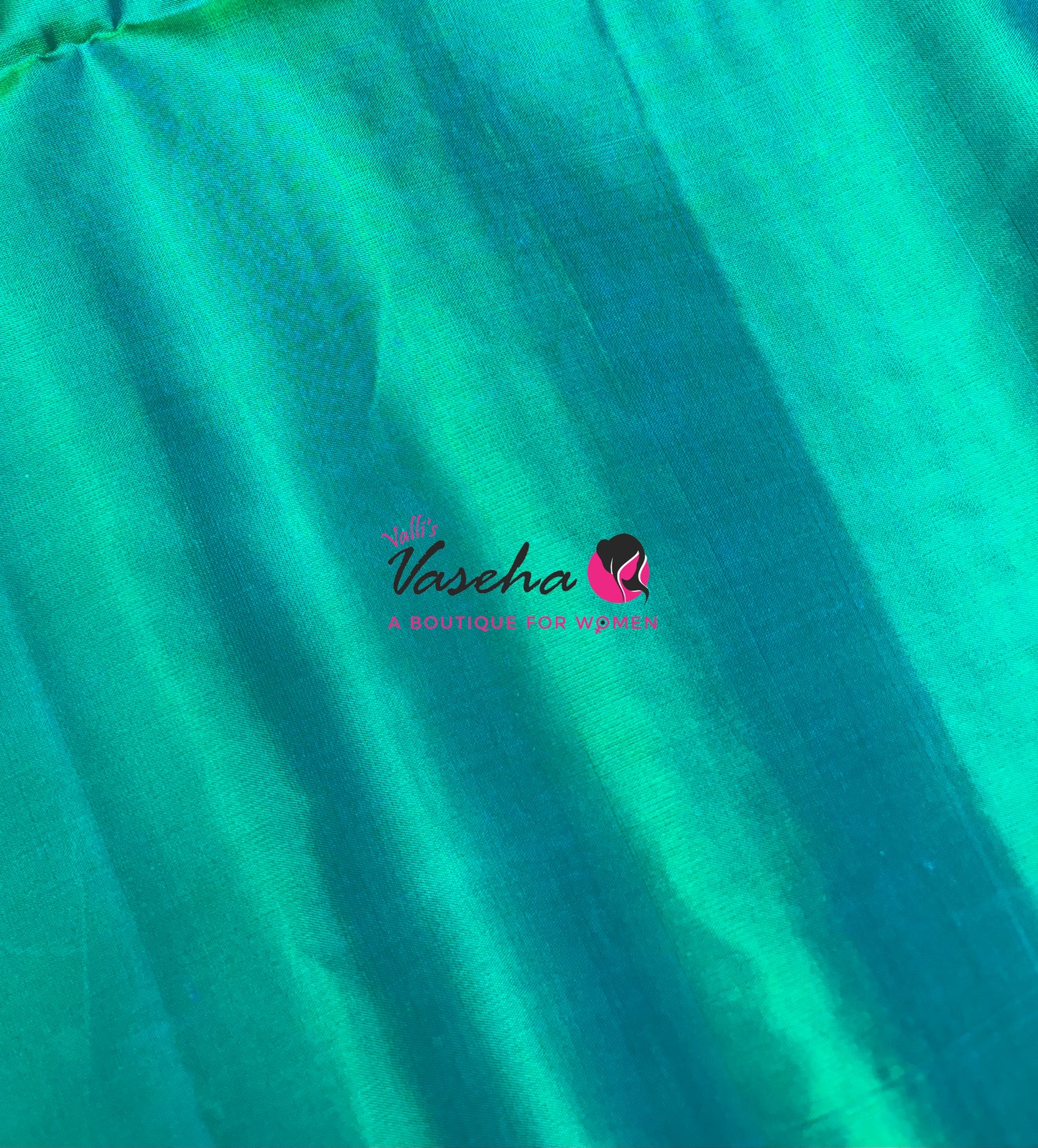 Pure Soft Silk Saree - Border Less - Pink & Dual Tone Green Combo - VVPSS112
