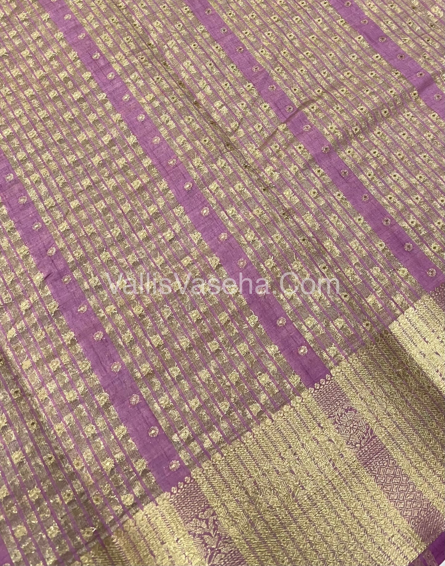 Semi Tussar Silk  - Onion pink Shade  - VVSTS015