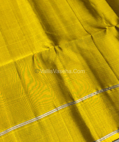Pure Soft Silk Saree  - Maroon & Yellow Combo - VVPSS055