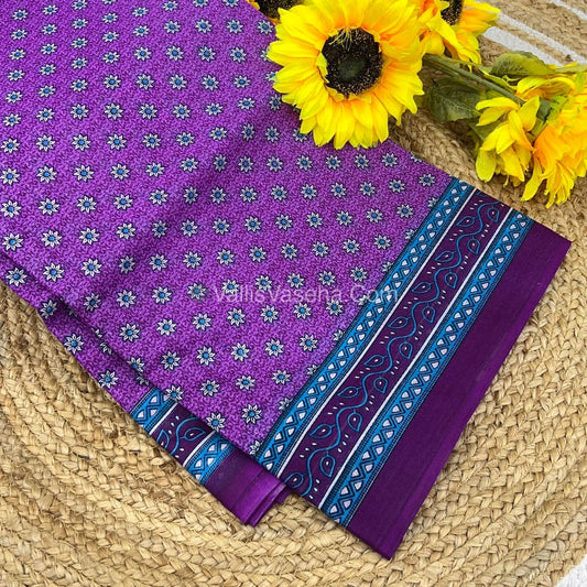 Pure Cotton Voile Saree | VVPVS001