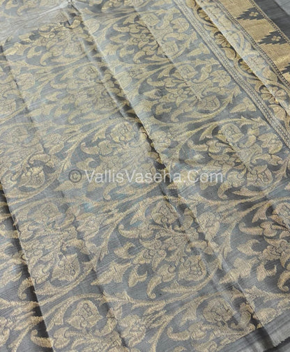 Half Mix - Pure Soft Silk Saree - VVPSS049