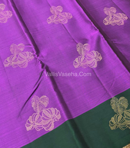Half Mix - Pure Soft Silk Saree - VVPSS044