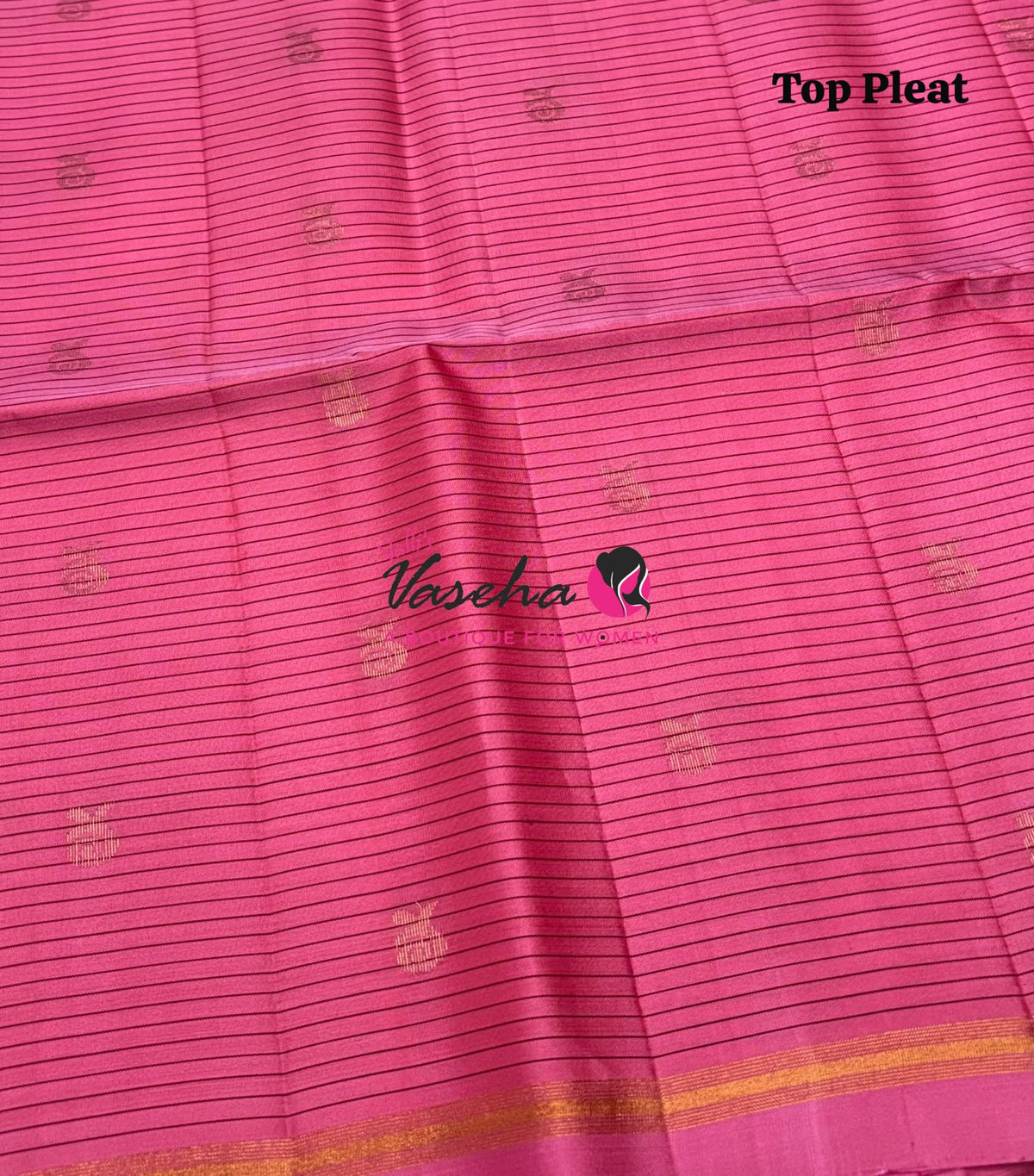 Pure Soft Silk Saree - Partly Pallu -  Half & Half Saree - VVPSS142