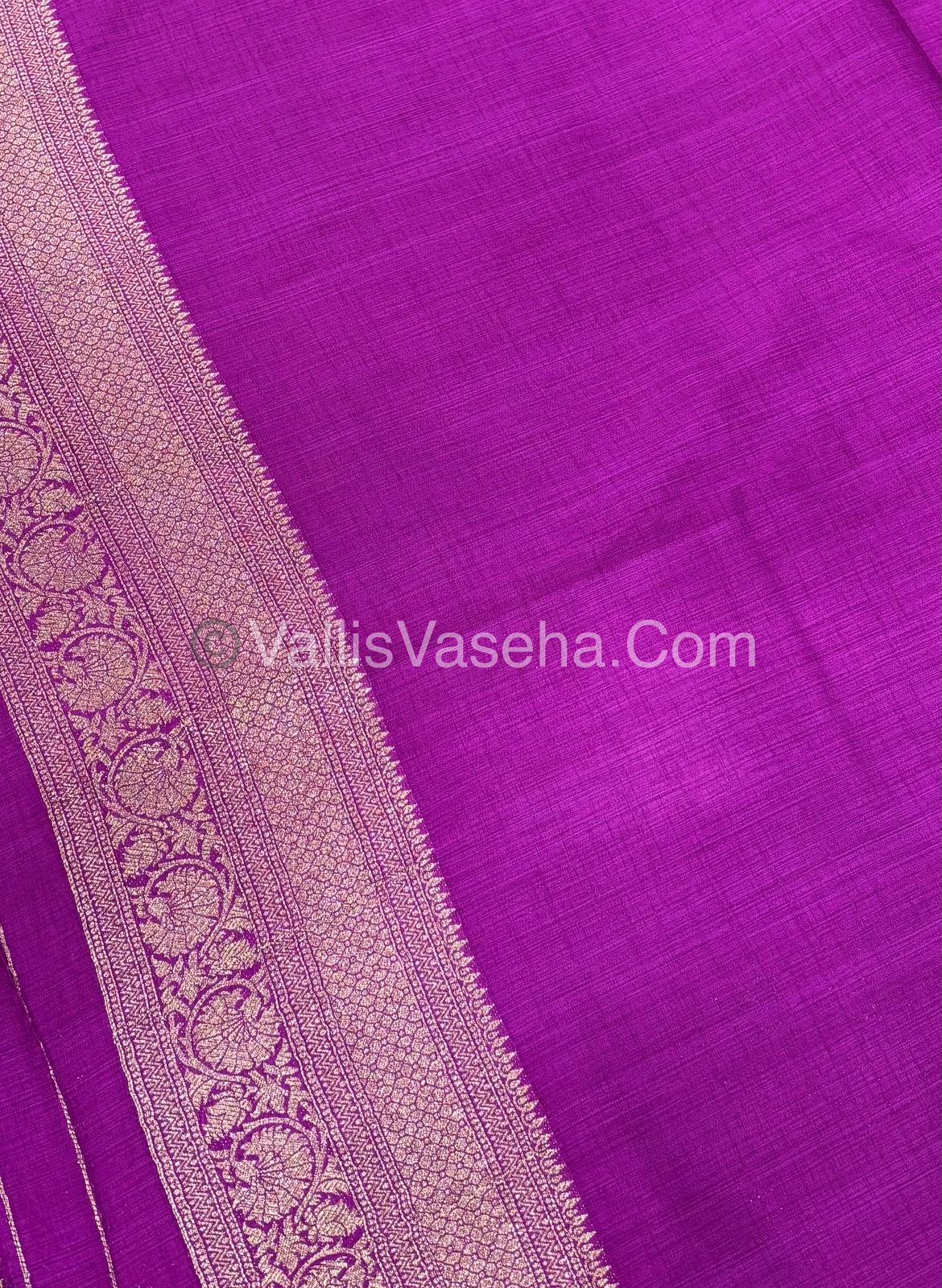 Banarasi - Heritage Silk - Semi Kathan Silk - Purplish Pink Shade - VVBHS010