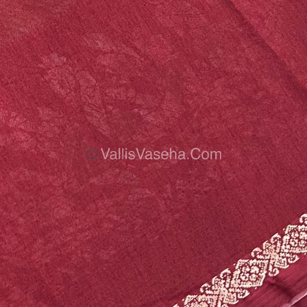 Budget Friendly Sarees - Casual Wear Sarees - Crackle Silk - VVCS002