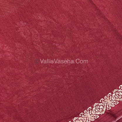 Budget Friendly Sarees - Casual Wear Sarees - Crackle Silk - VVCS002