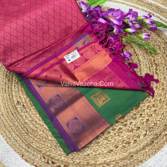 50% less - Offer Saree - Semi Soft Silk  Saree   - VVDS005