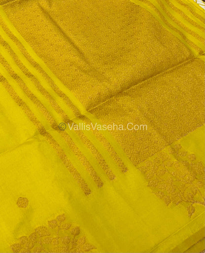Mulberry Semi Silk - Lemon Yellow Shade - VVMSS002
