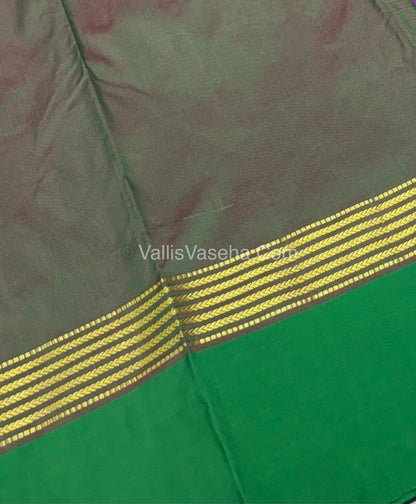 Semi Silk Saree - Kanchi Pattu Style - VVSSS004