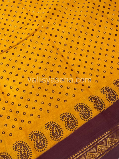 Sungudi Cotton Saree  - Bandini Print  - VVSBP001