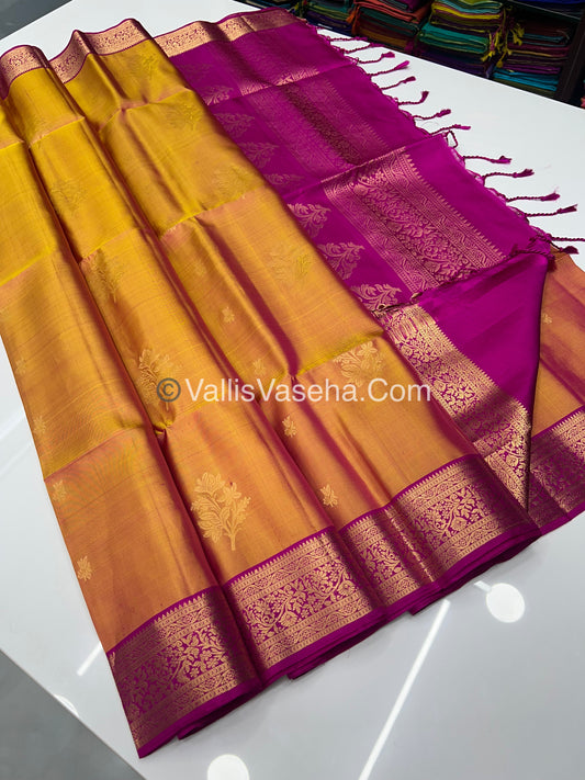 Pure Soft Silk Saree - Kanchi Border - VVPSS033