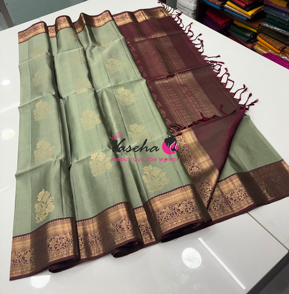 Pure Soft Silk Saree - Kanchi Border - VVPSS033