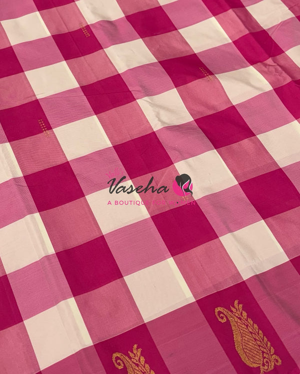 Pazhum Palamum checks - Semi Silk Sarees - VVSSS003