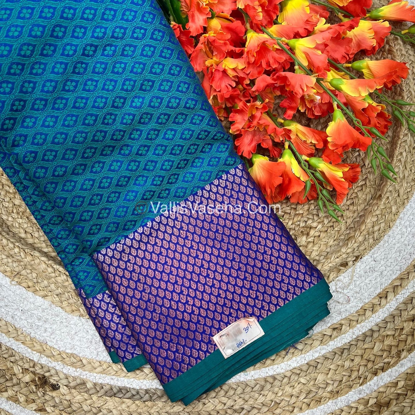 30% less - Offer Saree -  semi Banarsi silk Saree - VVDS006