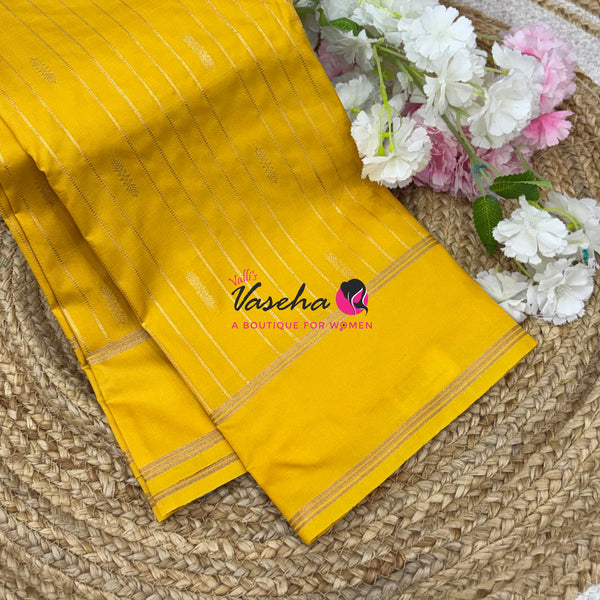 Semi Soft Silk  -  Yellow   Shade - VVSSS041