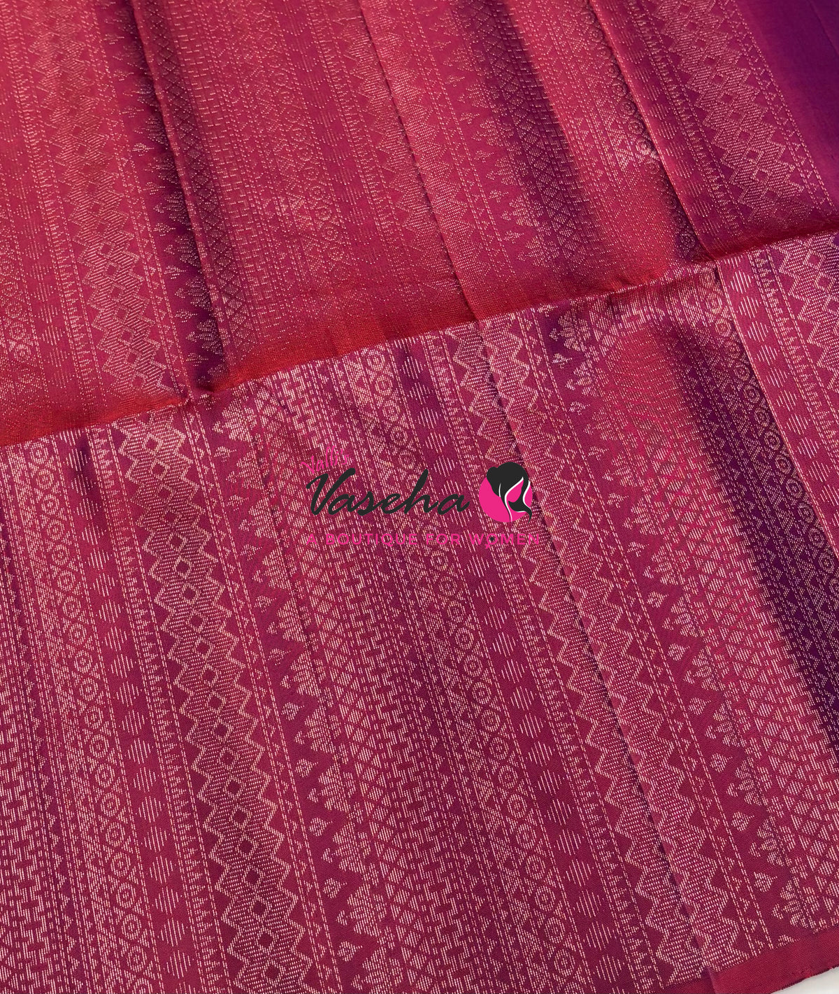 Pure Soft Silk Saree - Purple & Purplish Pink Shade - VVPSS128