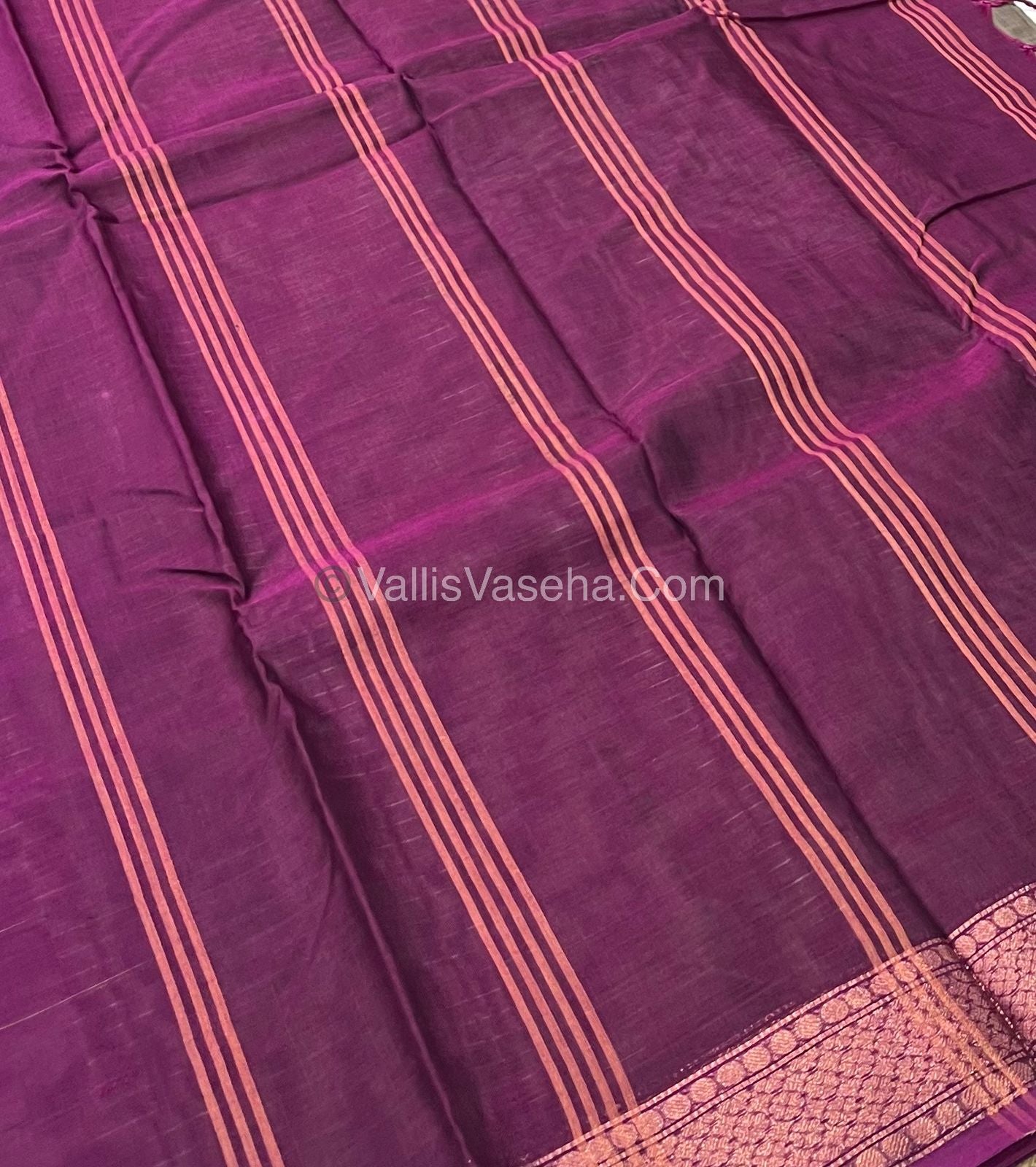 Dhaka Cotton Saree - VVDCS001
