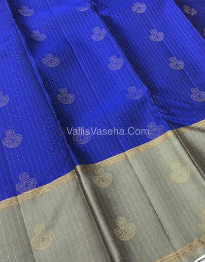 Half Mix - Pure Soft Silk Saree - Long Retta Petta Border with Butta - VVPSS076