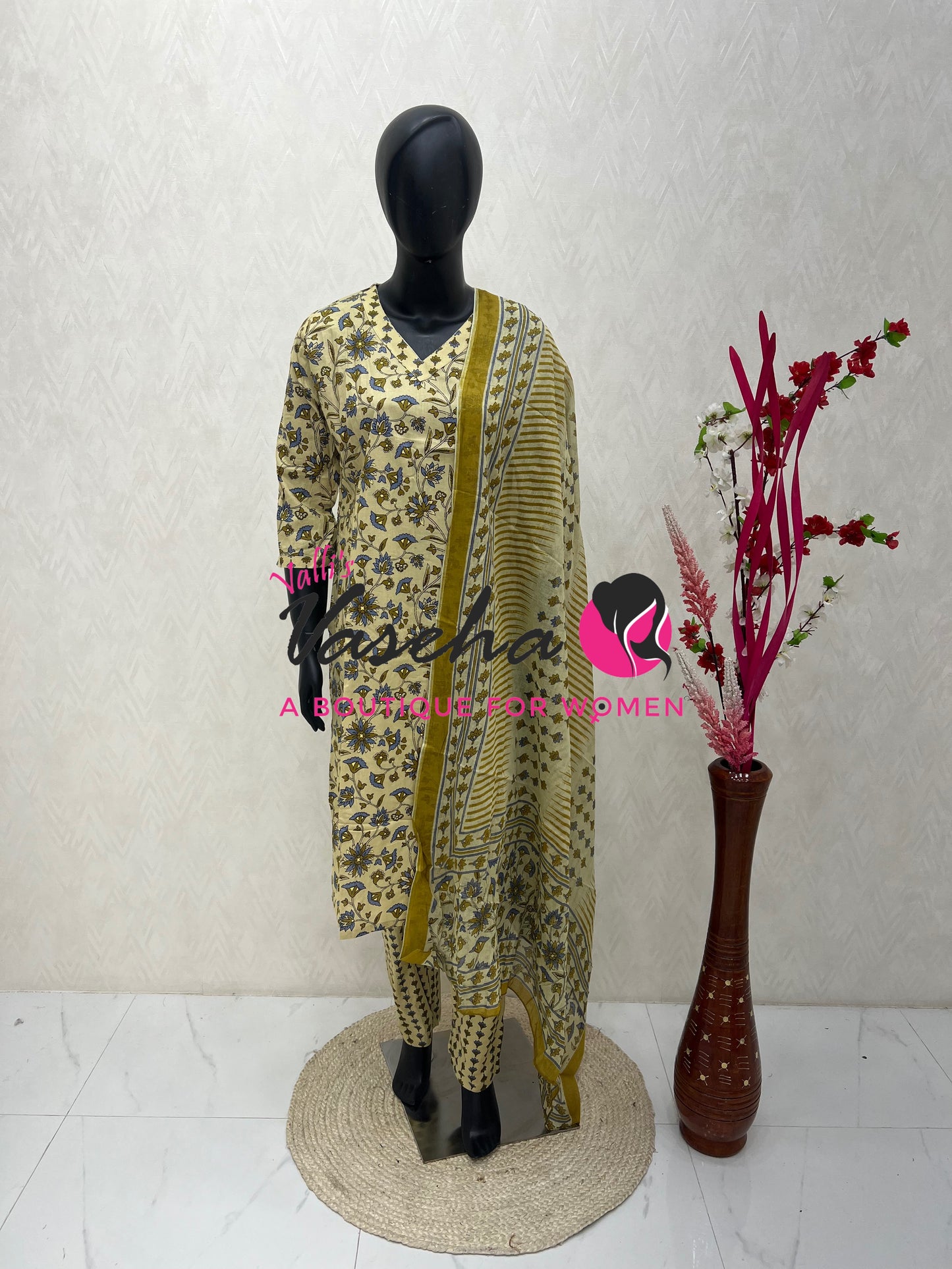 Ready Made - Salwar, Kameez & Duppatta(3pc) - Printed - VVRBS007