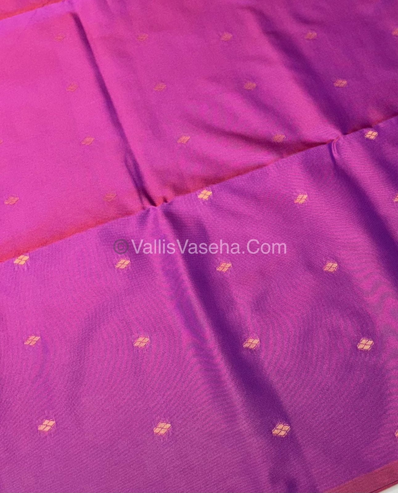 Semi Soft Silk - Border less - Purple  Shade -VVSSS023