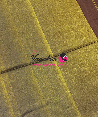 Handloom Cotton Sarees  - Brown Shade - VVKC001
