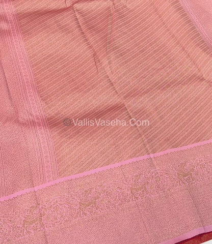 Semi Kanchi Silk - Red & Pink Shade  - VVSKS004
