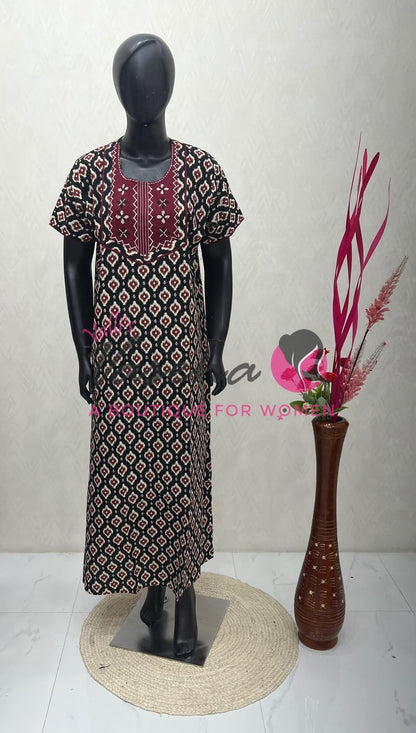 Free Size - Nighties - VVJN001